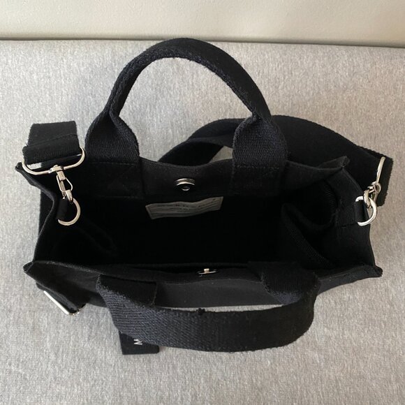 MARHEN.J Cotton Canvas Tote Bag Rico Mini Black - Picture 5 of 12